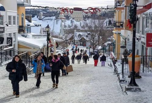 Mont-Tremblant pedestrian village