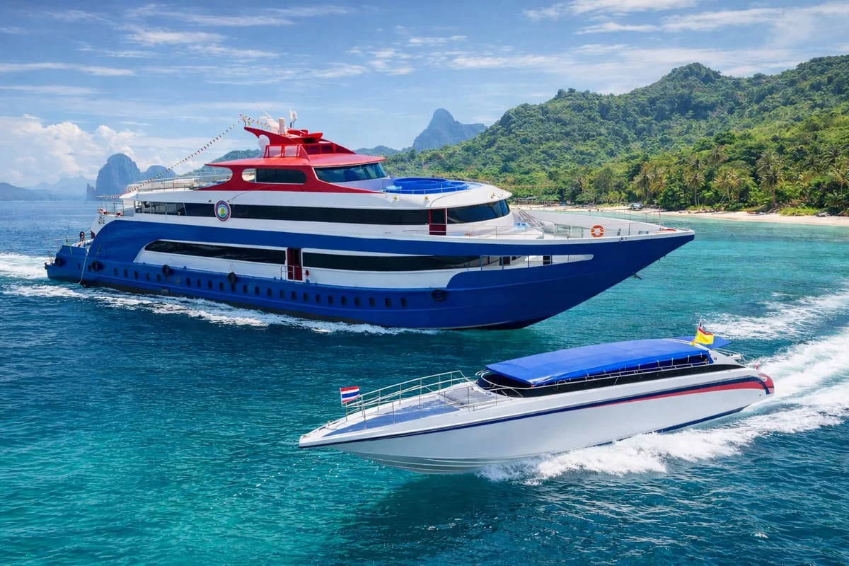 Ferry and speedboat transfers in Thailand with Phuket Travel Store, fast island and sea transportation