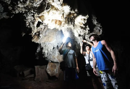 Pakarang Coral Cave Cheow Lan Lake Khao Sok Thailand