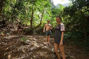 Jungle trekking in Khao Sok National Park Thailand