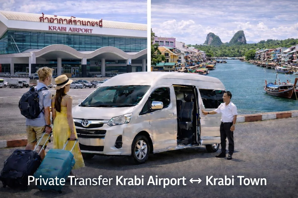 Krabi Airport to Krabi Town Private Transfer