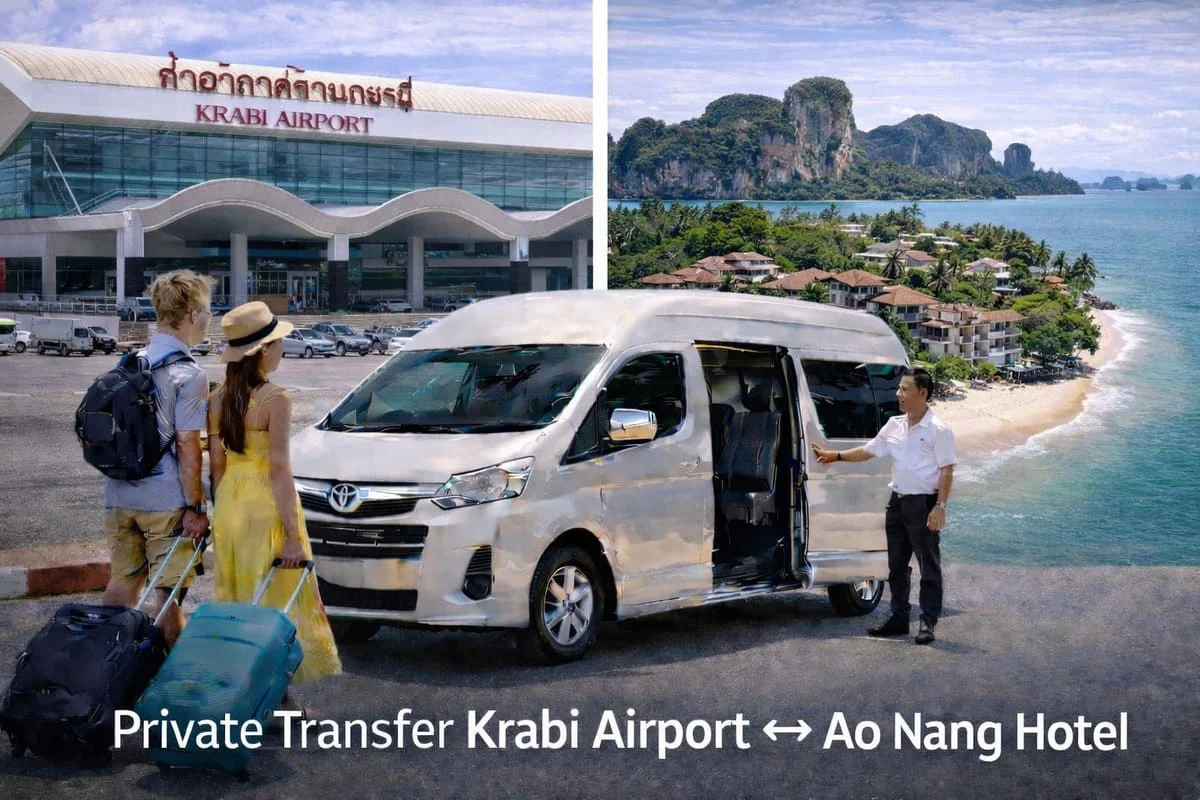 Krabi Airport to Ao Nang Hotel Private Transfer
