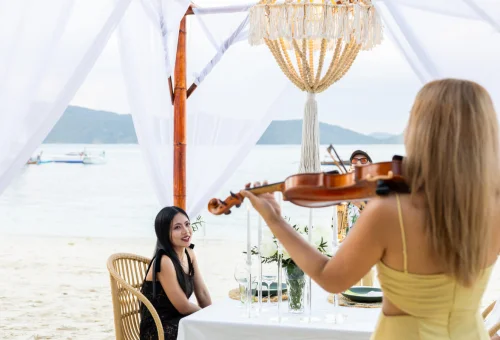 Coral Island private sunset dinner Phuket couples