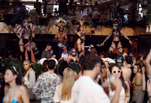 Yona Phuket floating beach club cruise with swimming pool and DJ