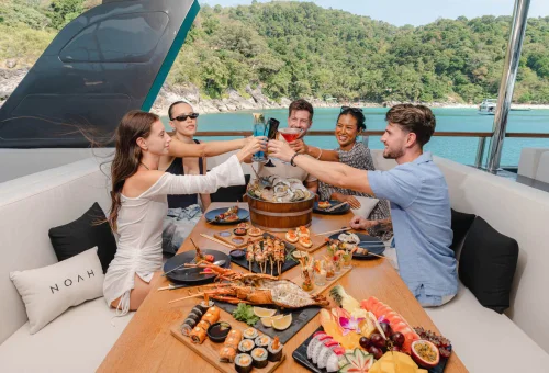 Luxury Catamaran Bar