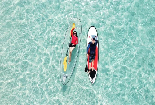 Koh Larn Coral Island white sandy beach with turquoise sea near Pattaya Thailand