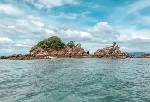 Khai Islands snorkeling and swimming on private family speedboat tour