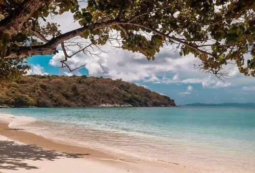 Private beach experience at Raya Yai Island on Phuket speedboat tour