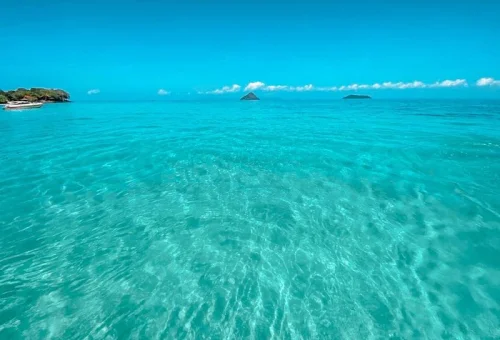 Crystal-clear turquoise water at Koh Kradan Thailand