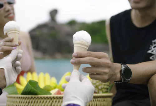Private VIP lunch served onboard speedboat at Similan Islands