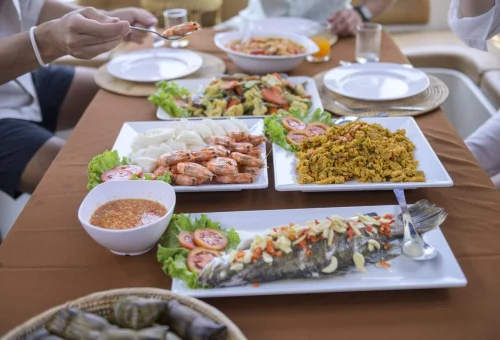 Private lunch experience onboard VIP speedboat at Similan Islands