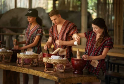 Chiang Mai Elephant Sanctuary Thai Cooking Experience