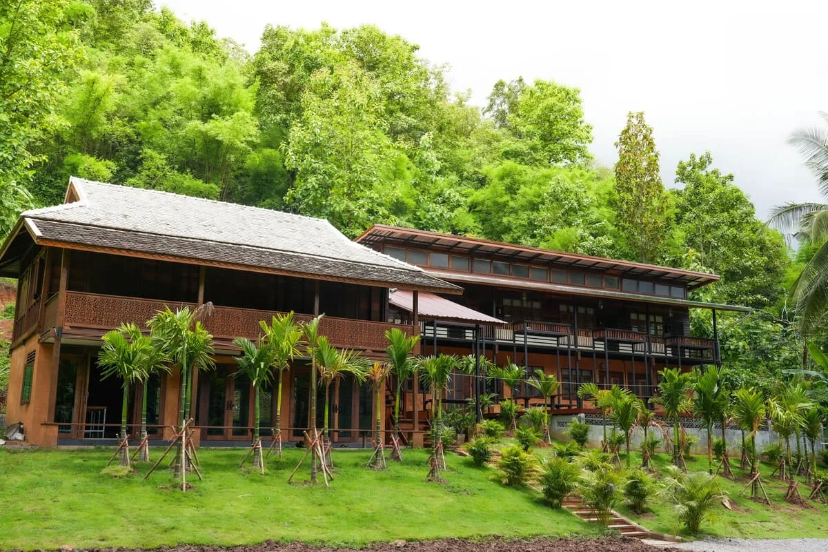 Overnight accommodation surrounded by nature at Elephant Jungle Sanctuary Chiang Mai