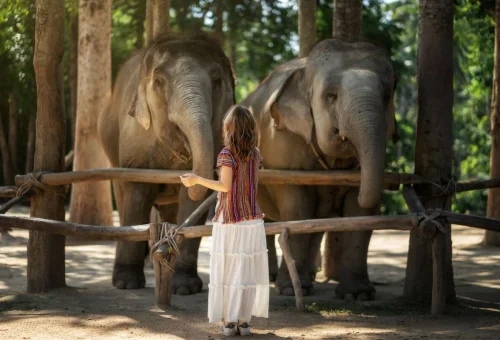 Samui Elephant Jungle Sanctuary Feed Me Experience 01