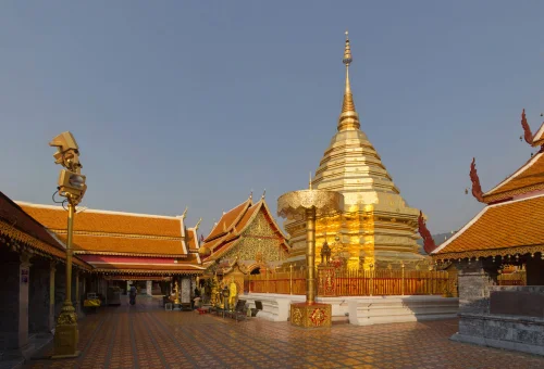 Wat Phra That Doi Suthep Golden Chedi Chiang Mai