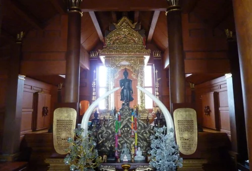 Doi Suthep Buddhist Shrine Interior Chiang Mai