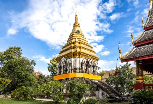 Chiang Mai Golden Chedi Buddhist Temple