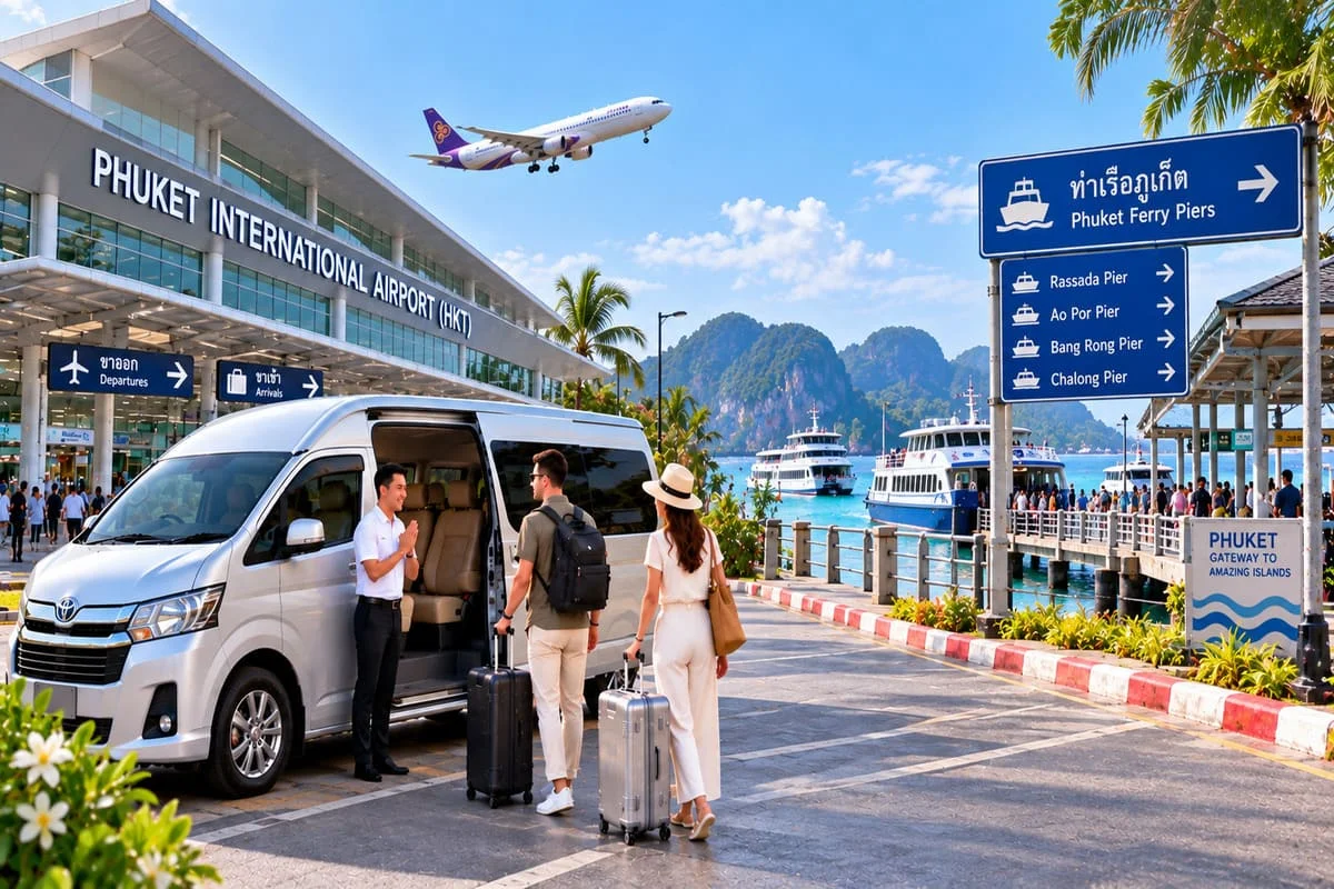 Comfortable private minivan transfer in Thailand