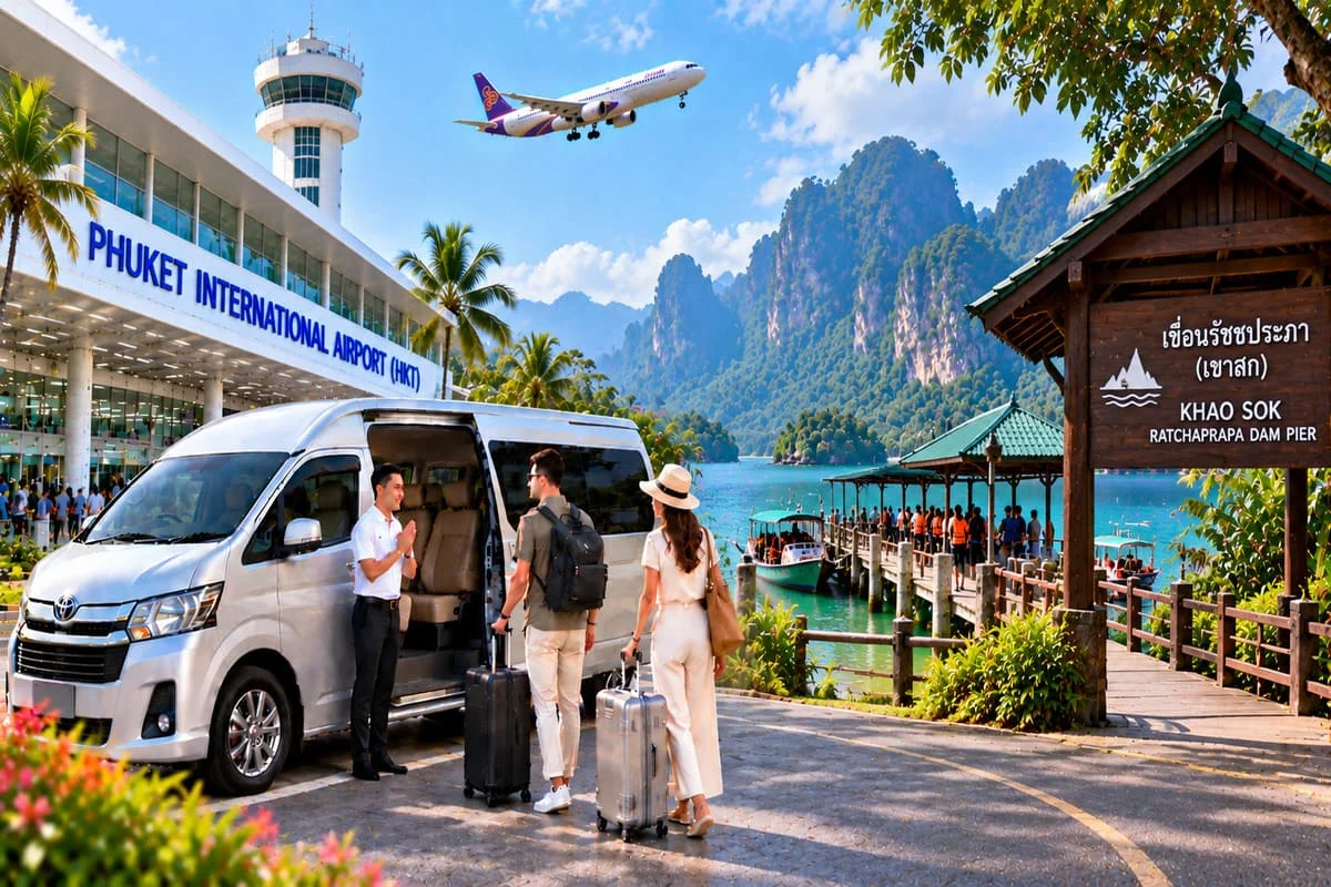 Private Phuket minivan transfer service