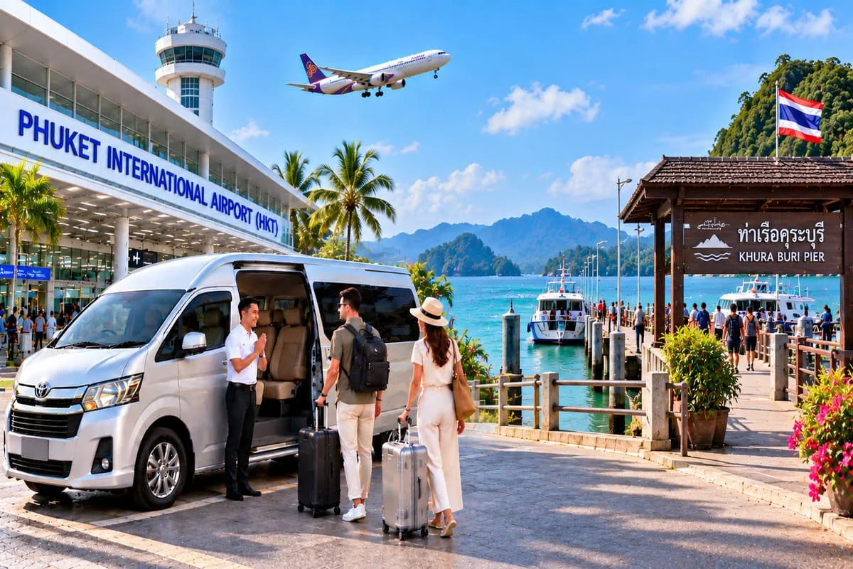 Premium private minivan interior in Thailand