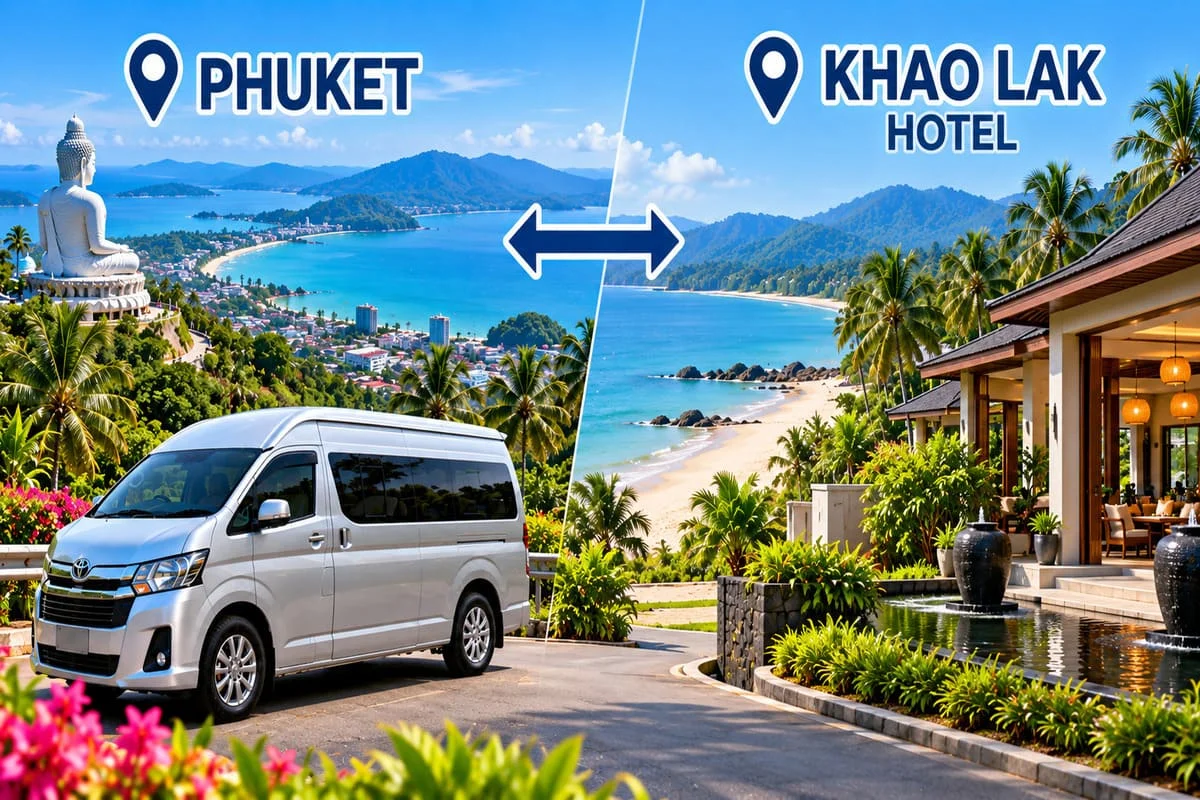 Private car and minivan transfer across Thailand