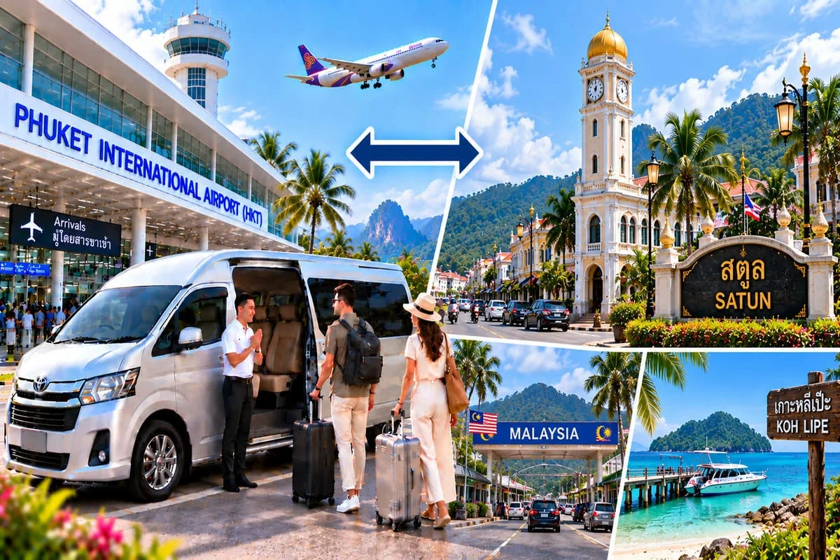 Private car and minivan transfer service from Phuket