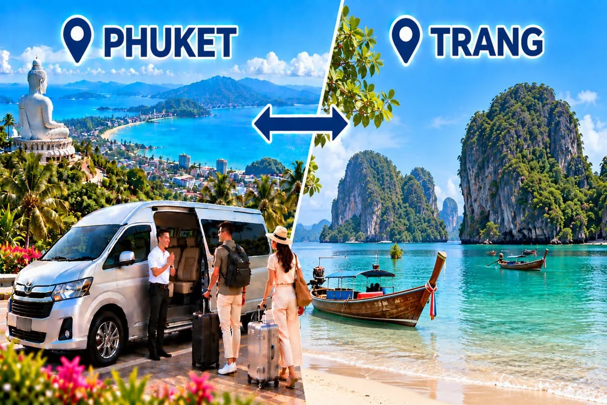 Private transfer vehicle for long distance Thailand travel