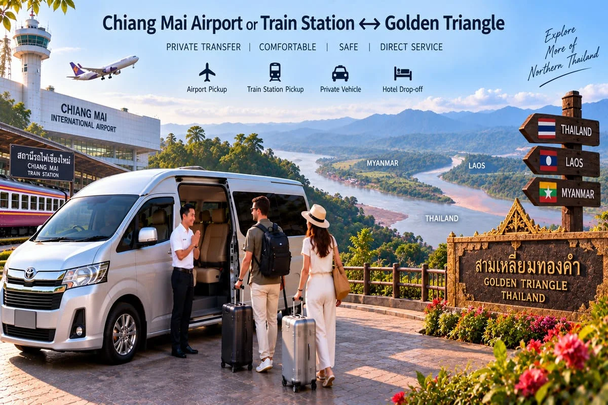 Private car and minivan transportation in Thailand