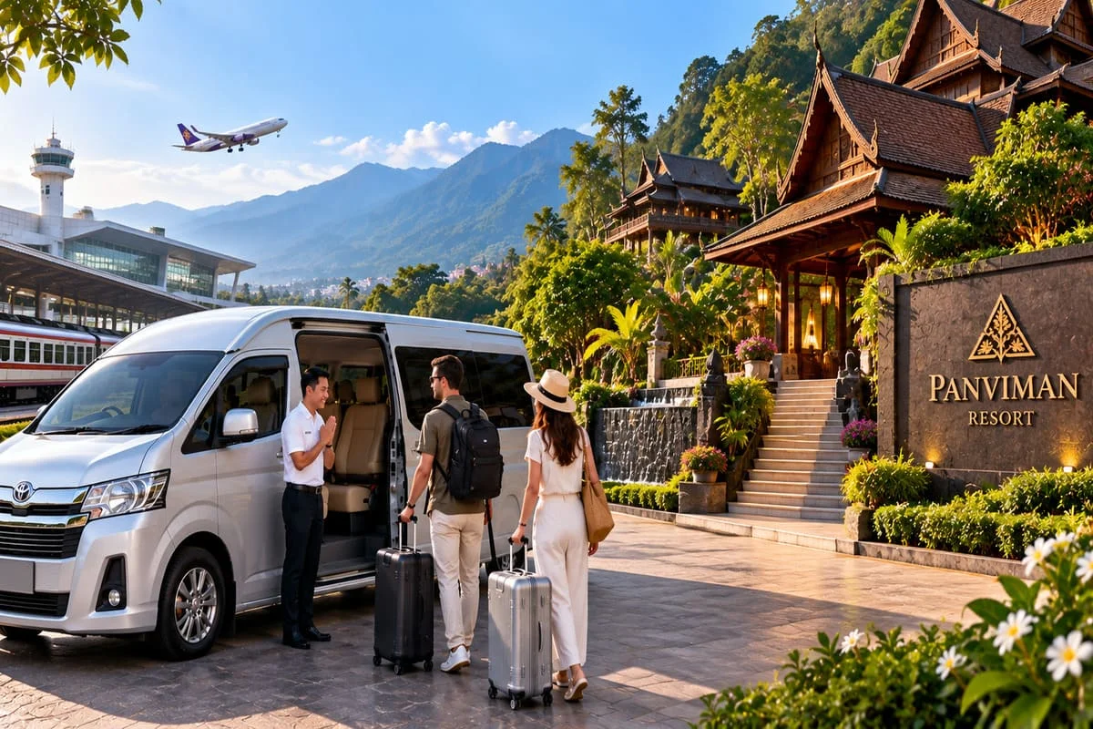 Comfortable private minivan transfer in Thailand
