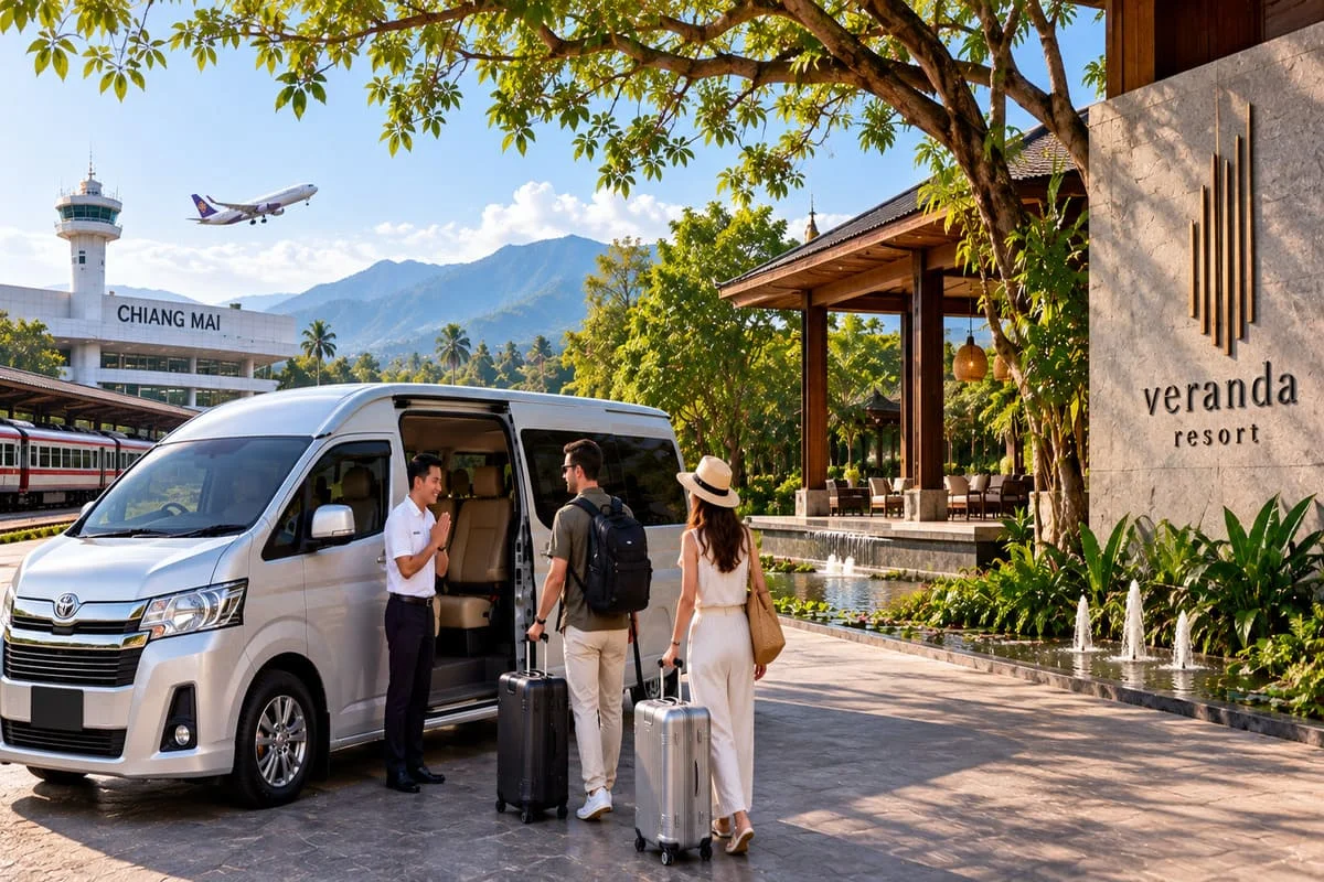 Spacious private minivan for travel across Thailand