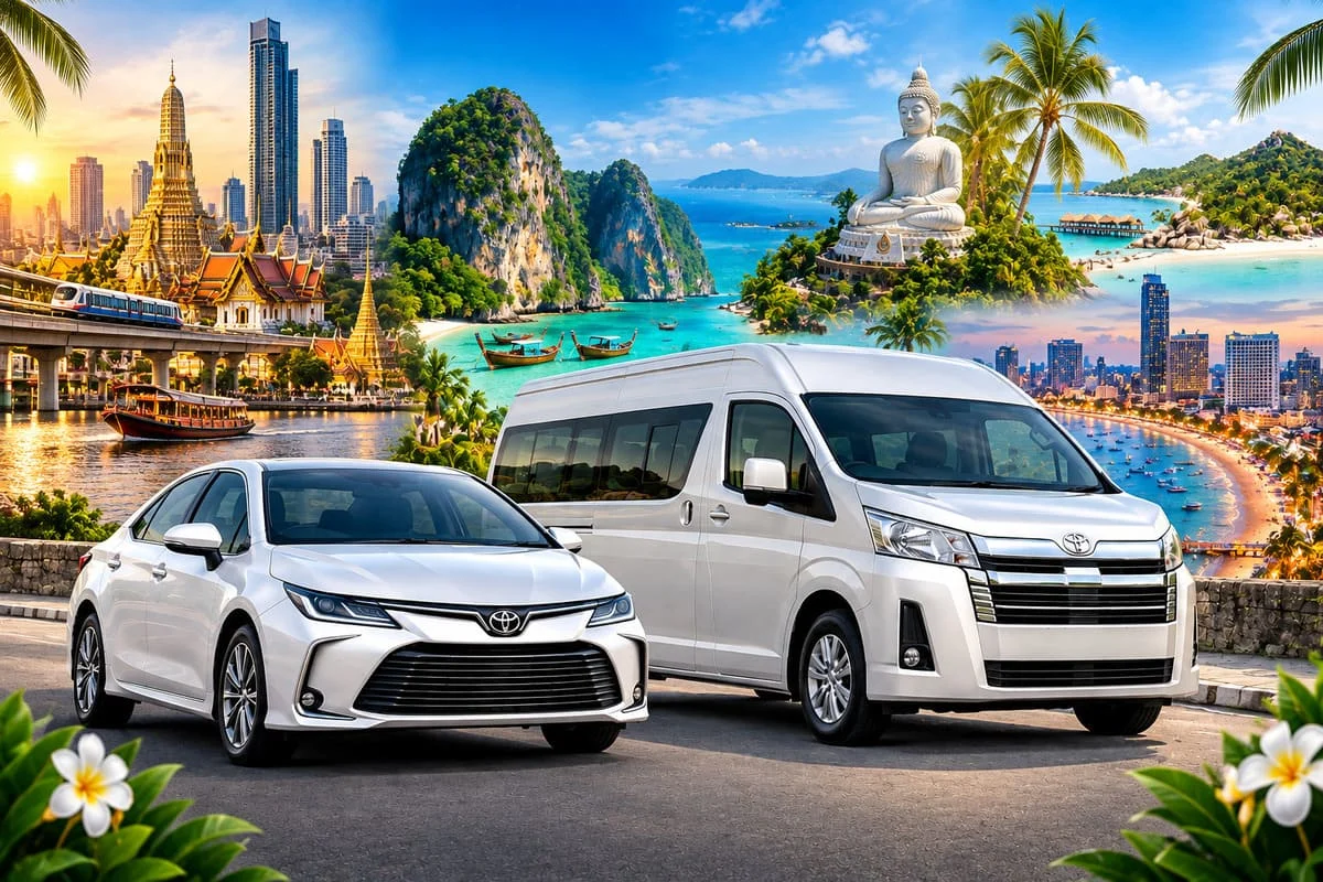 Private car and minivan transfer across Thailand with Phuket Travel Store