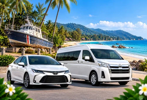 Private car and minivan transfer from Khao Lak across Thailand