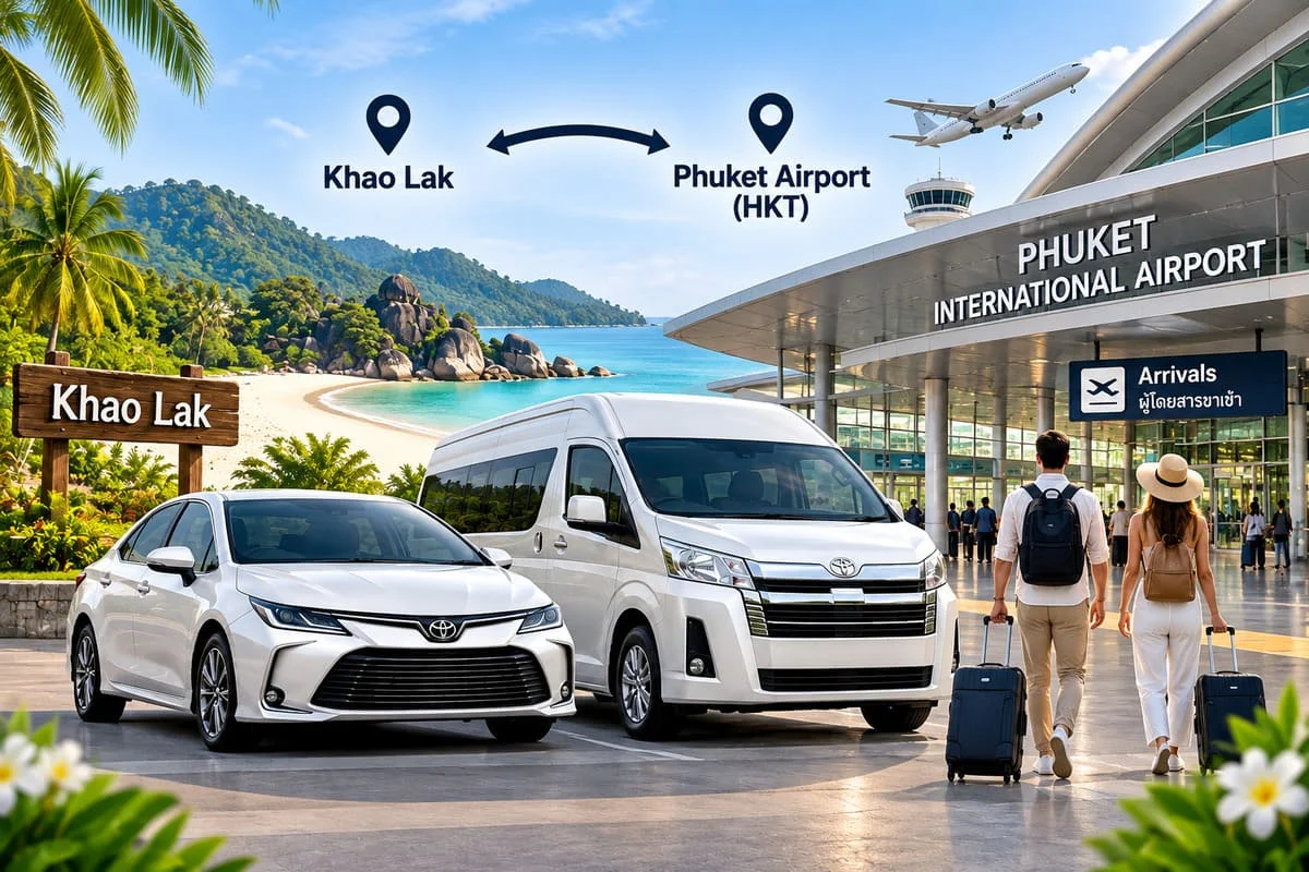 Private car and minivan transfer across Thailand