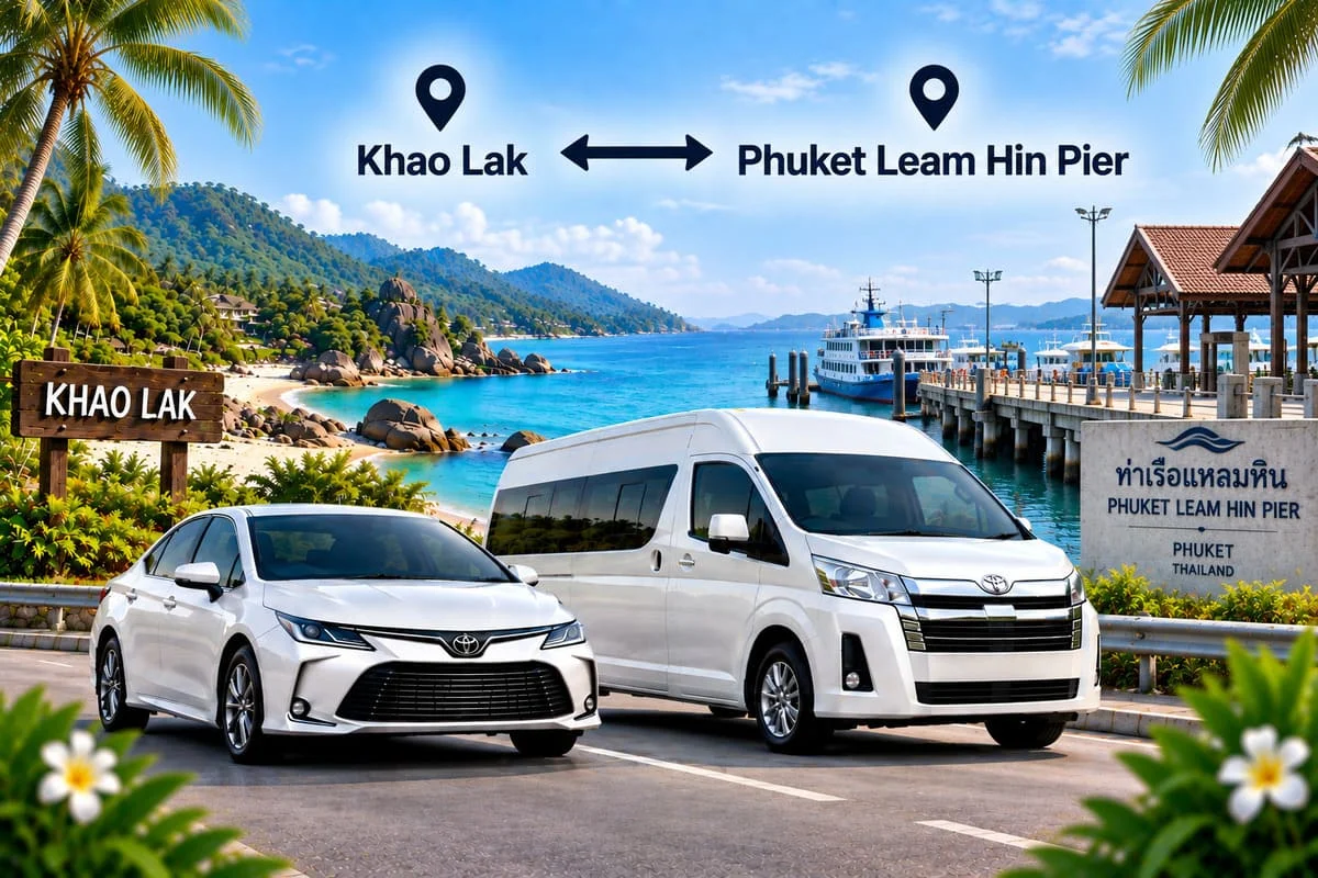 Comfortable passenger seats in a private minivan