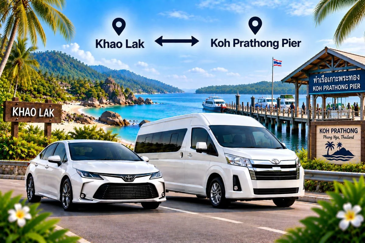 Luxury seating inside a private Thailand minivan