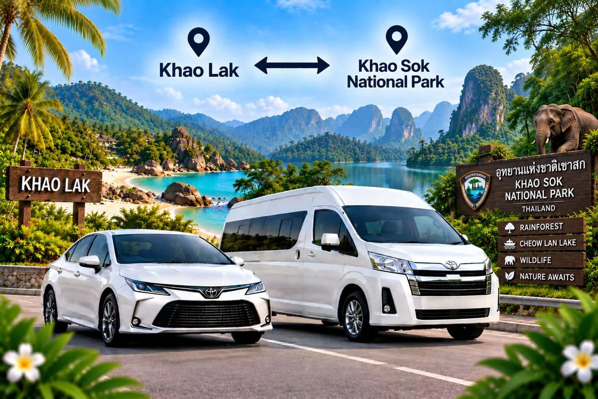 Private Phuket minivan transfer service