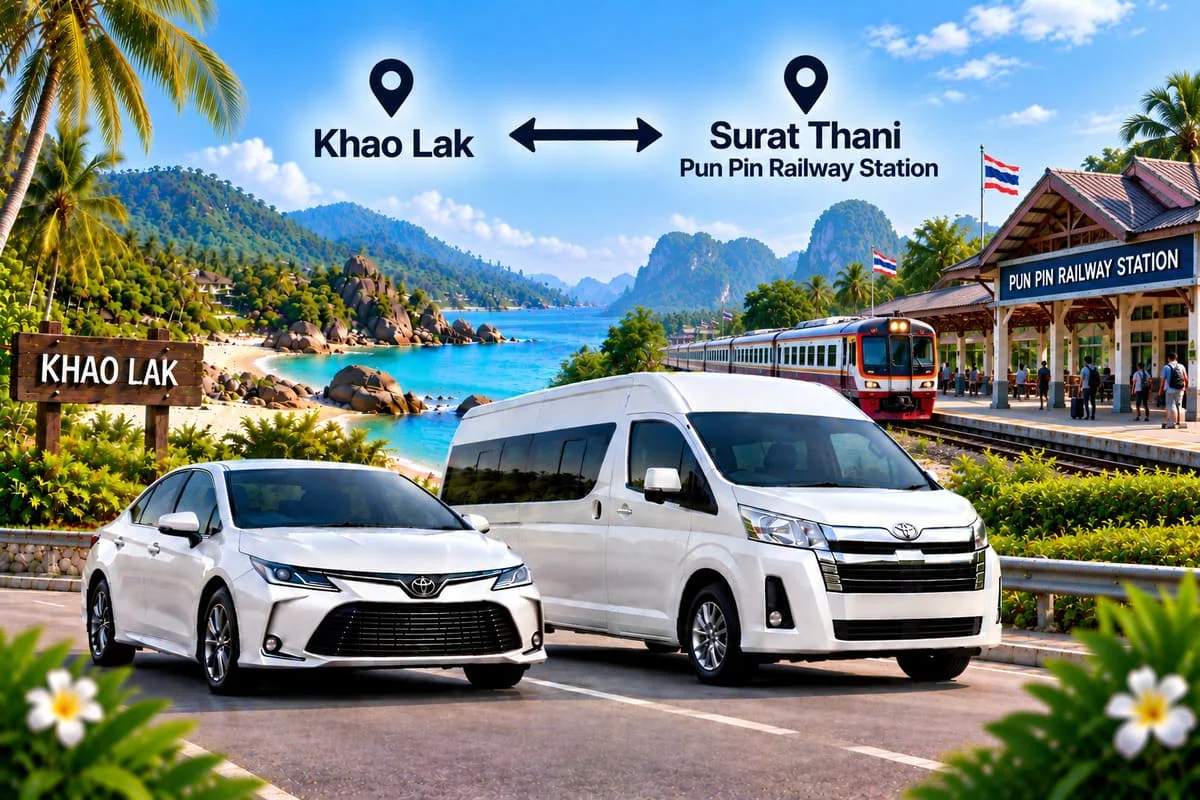 Private car and minivan transportation in Thailand