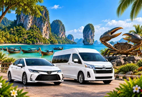 Private car and minivan transfer from Krabi across Thailand