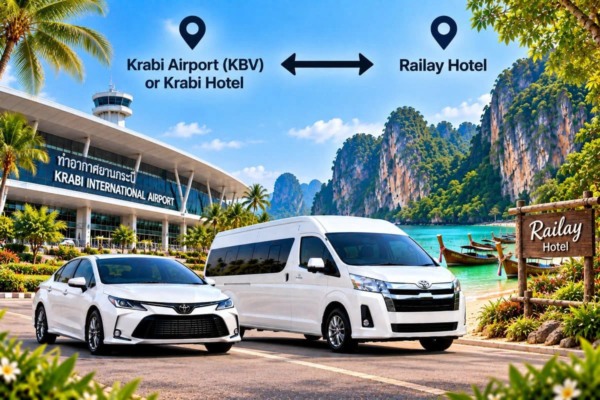 Private car transfer service in Thailand