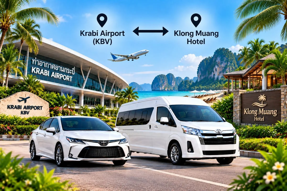 Private car and minivan transportation in Thailand