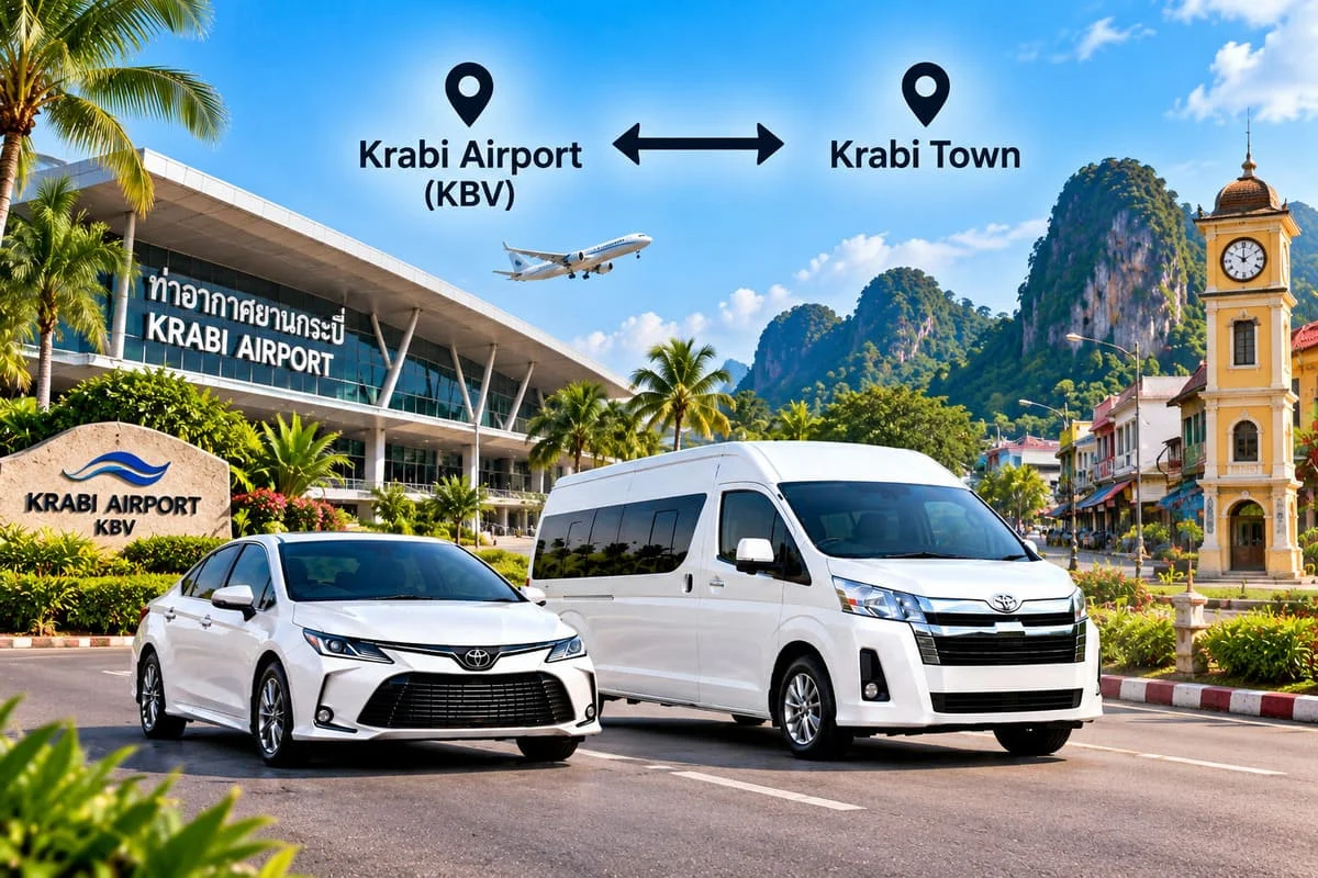 Private car and minivan transfer across Thailand