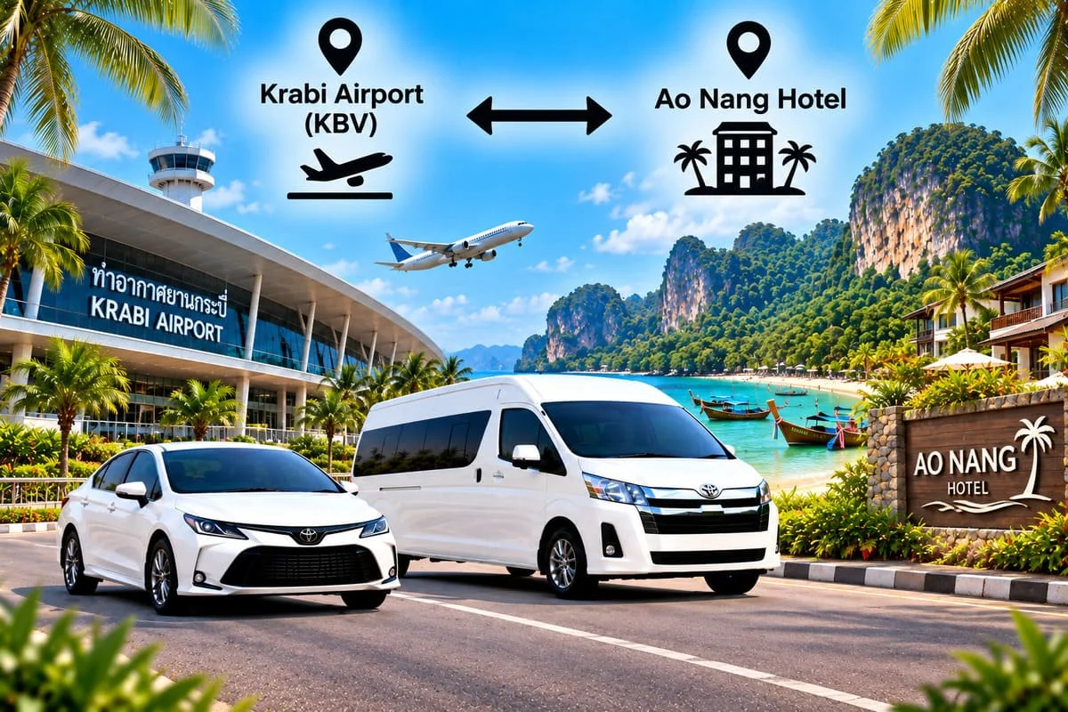 Comfortable private minivan transfer in Thailand