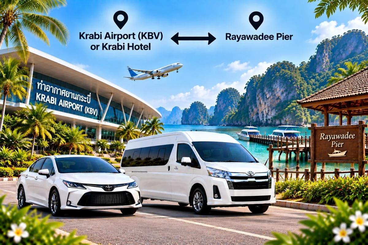 Private minivan transfer between Thailand destinations