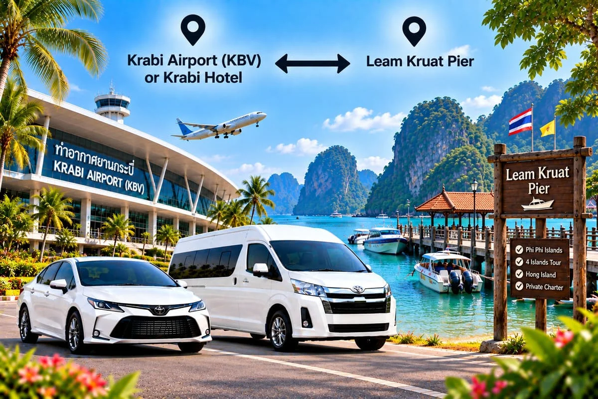 Comfortable private Thailand airport transfer