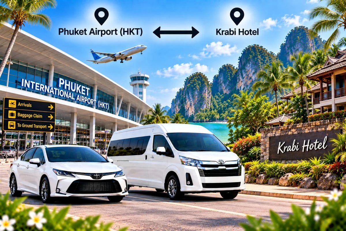 Private car and minivan airport transfer Thailand