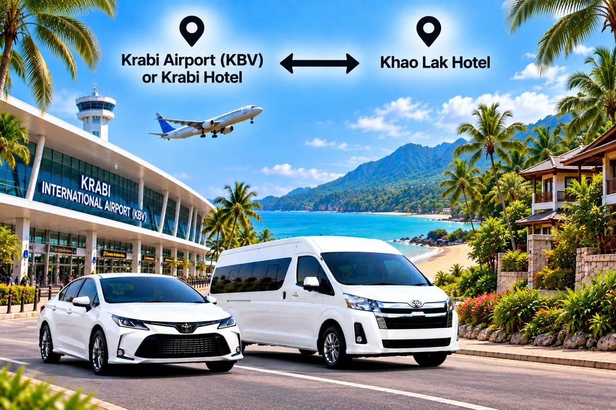 Private minivan transfer from Krabi Thailand