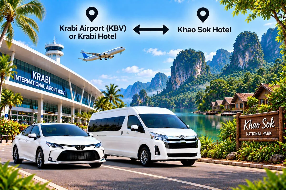 Private transfer from Krabi Airport in Thailand