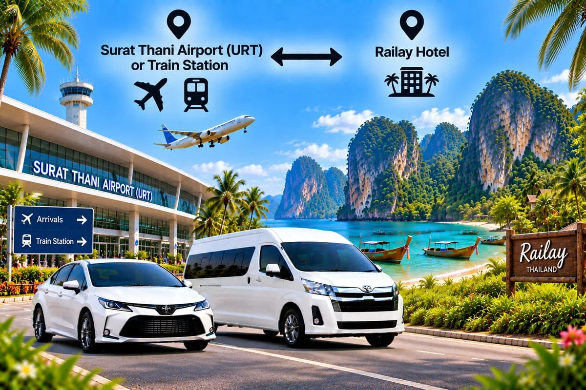 Private car transfer from Krabi to Thailand destinations