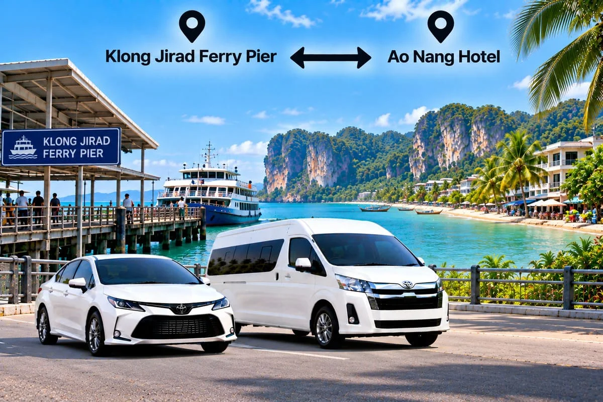 Private minivan transfer from Krabi to hotel