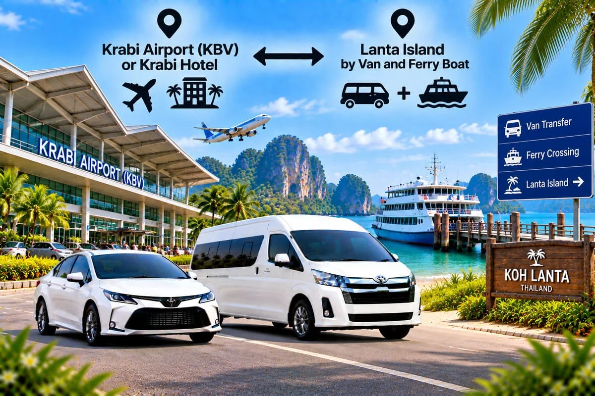 Private Thailand transfer with comfortable minivan